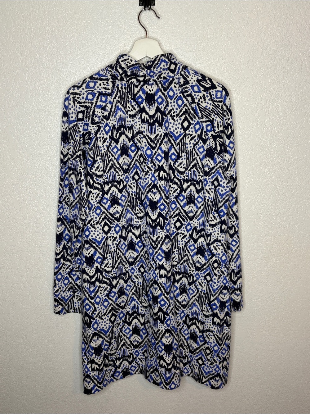 Lily Pulitzer Blue & White Skipper Dress in Oh My COD 1/2 Zip Pop Over Size XL - Picture 7 of 10
